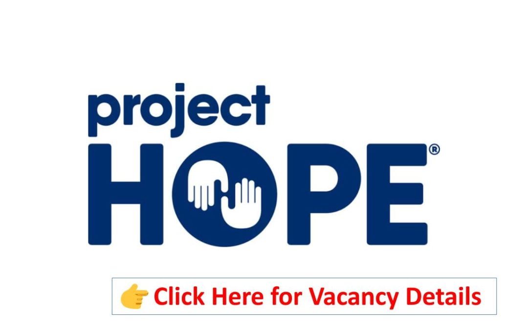 Consultant on COVID 19 vaccine support activities – Project Hope Vacancy Announcement