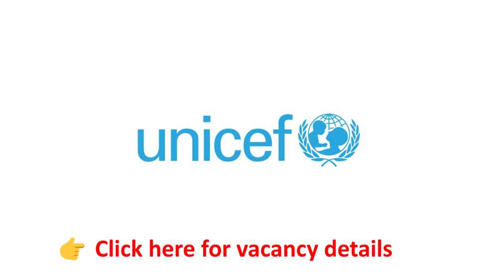 Health Specialist – UNICEF Vacancy Announcement