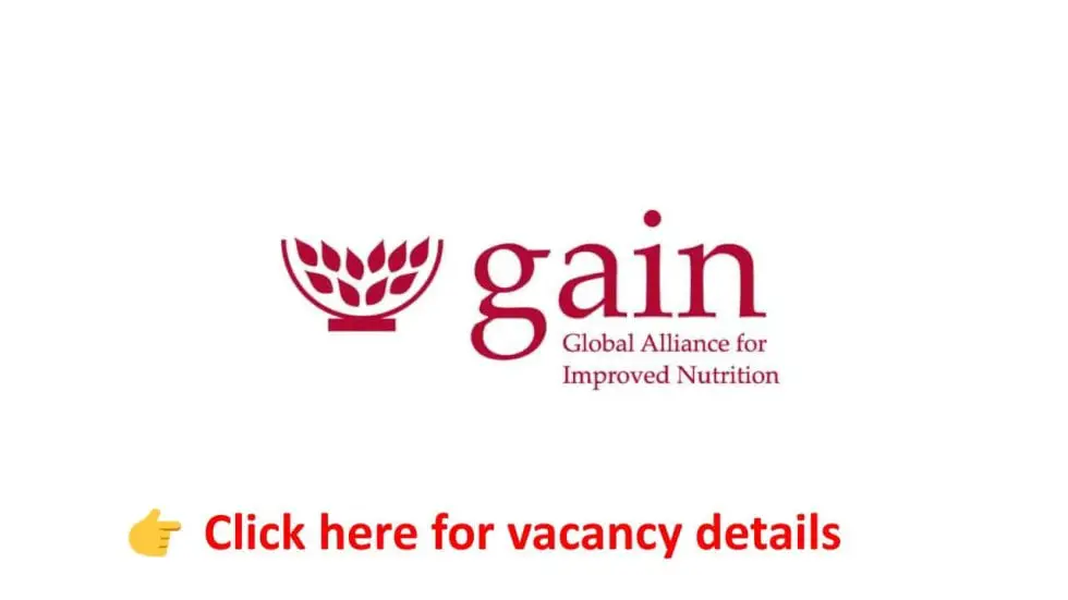 Project Associate – Nutrition, Global Alliance for Improved Nutrition Vacancy Announcement