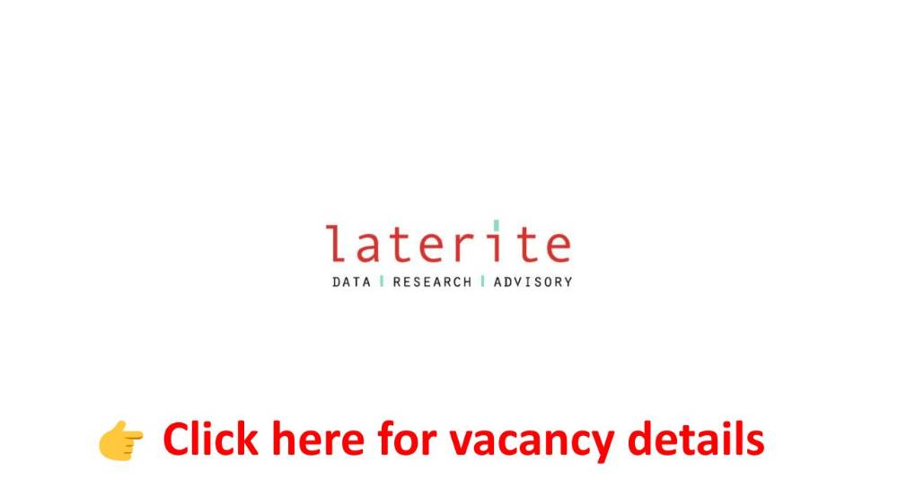 Research Analyst – Laterite