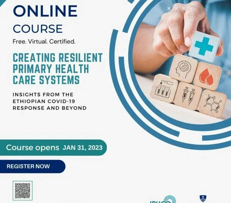 International Institute for Primary Health Care – Ethiopia (IPHC-E) Free CPD Course, 15 CEU 