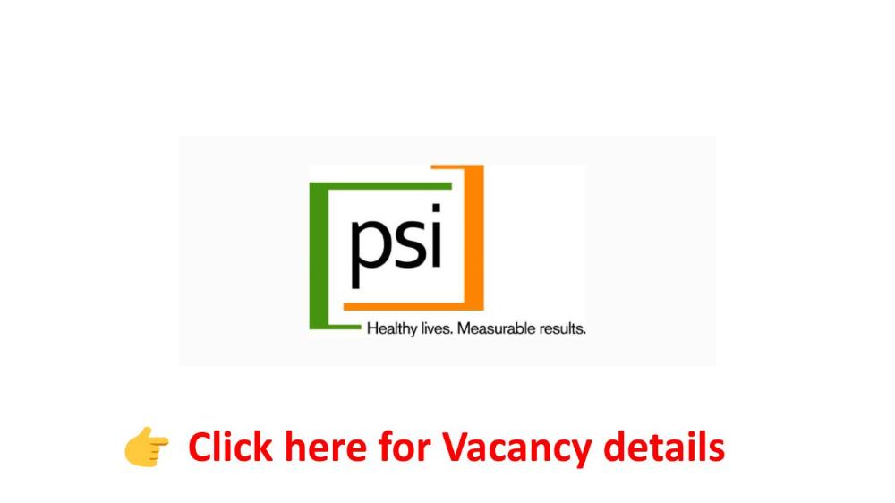 Gender Equality and Social Inclusion (GESI) Advisor – Population Services International (PSI) Vacancy Announcement