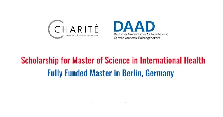 DAAD Scholarship for Master of Science in International Health at Charite University Berlin