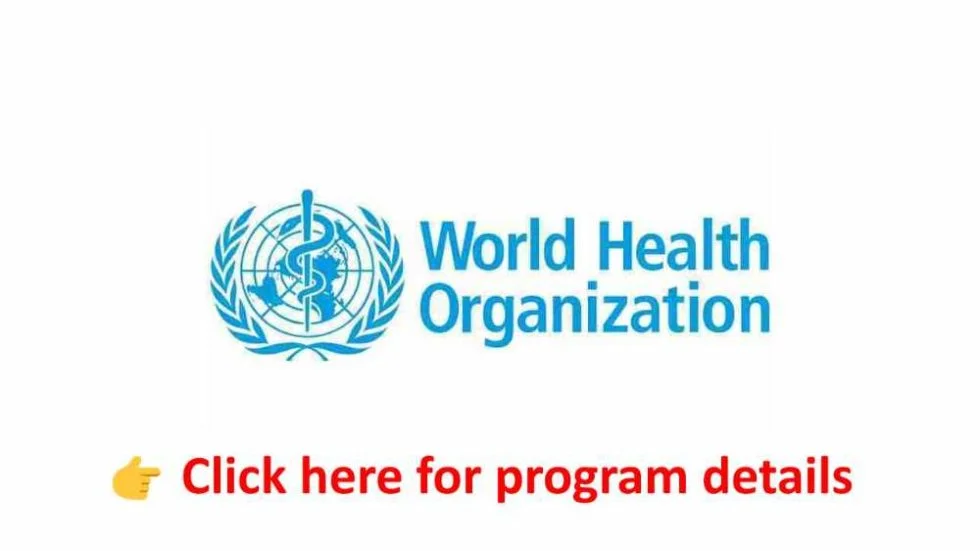IPC/WASH Officer , Special Service Agreement (SSA) – World Health Organization (WHO) Vacancy Announcement
